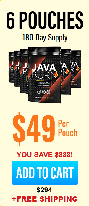 Java Burn 6 pouches